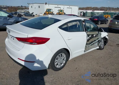 2018 Hyundai Elantra Se from USA, damaged, VIN 5NPD74LF0JH389229